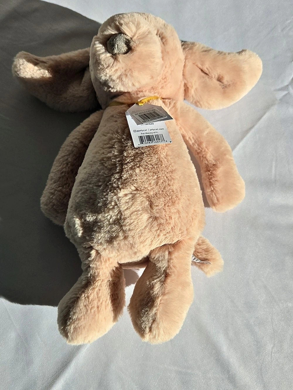Jellycat Bashful Luxe Puppy Orlando Plush Puppy Pink NWT - Picture 4 of 10